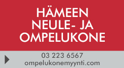 Hämeen Neule- ja Ompelukone, Soile Grönlund ja Jouko Grönlund avoin yhtiö logo